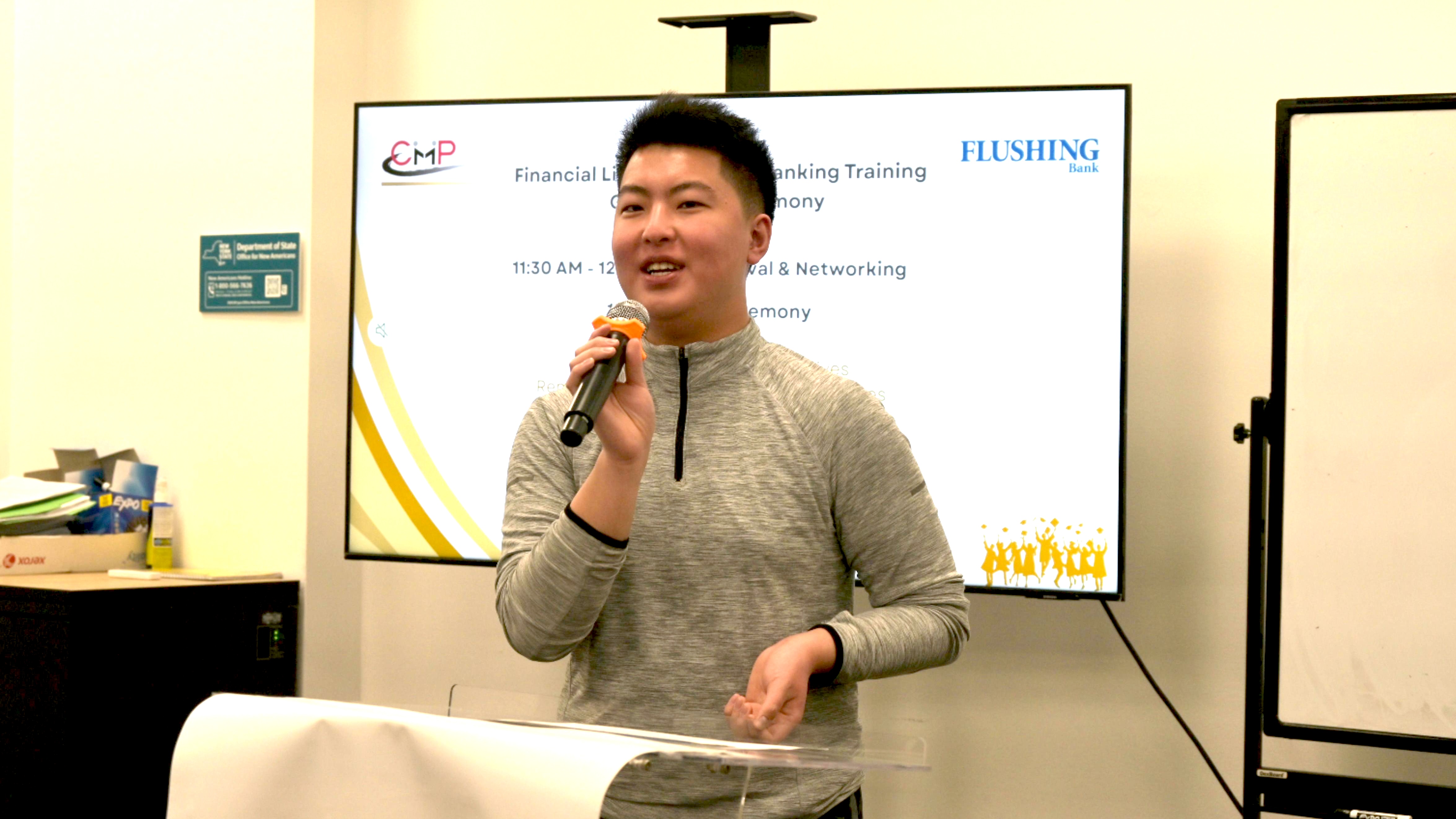 0321Banking Graduation_StudentSpeakerJohnathan.JPG