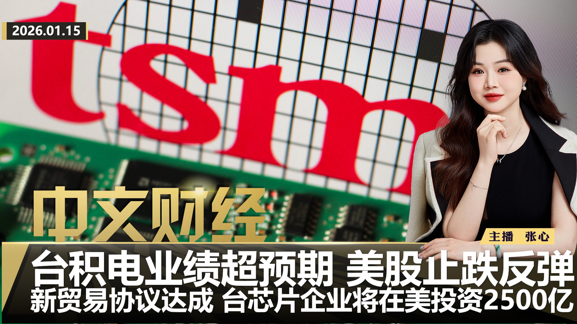 台积电业绩超预期带动芯片股大涨美股止跌反弹